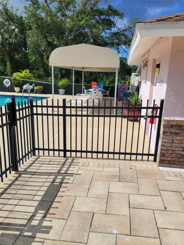 Gated Pool area