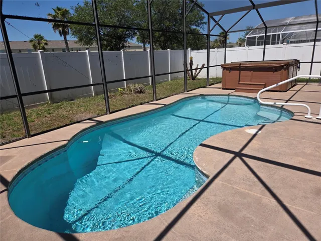 Beautiful cleaned pool