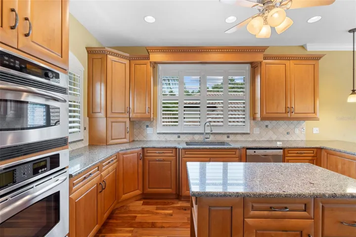 Kitchen with natural light