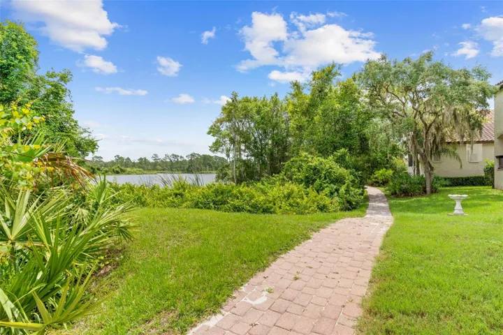 Rear View from walking path along the lake