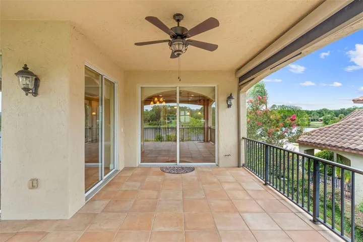 Wrap around patio