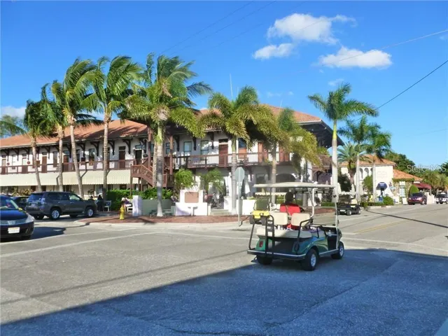Downtown Boca Grande with many fine restaurants and shops