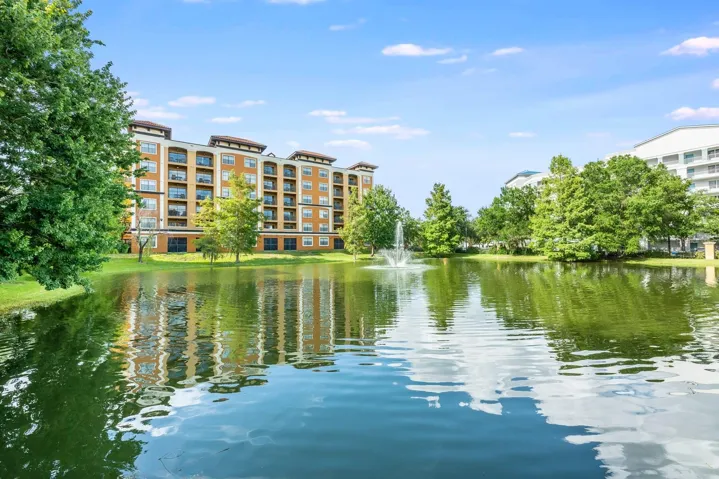 A central pond makes for great water views!