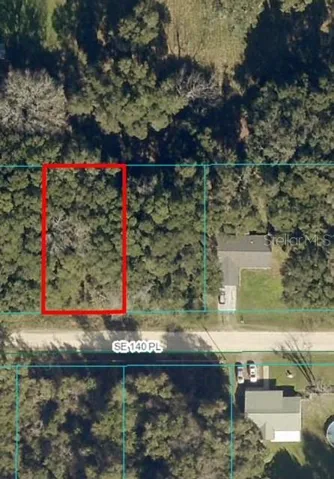 .24 Acre lot (outlined in red)
