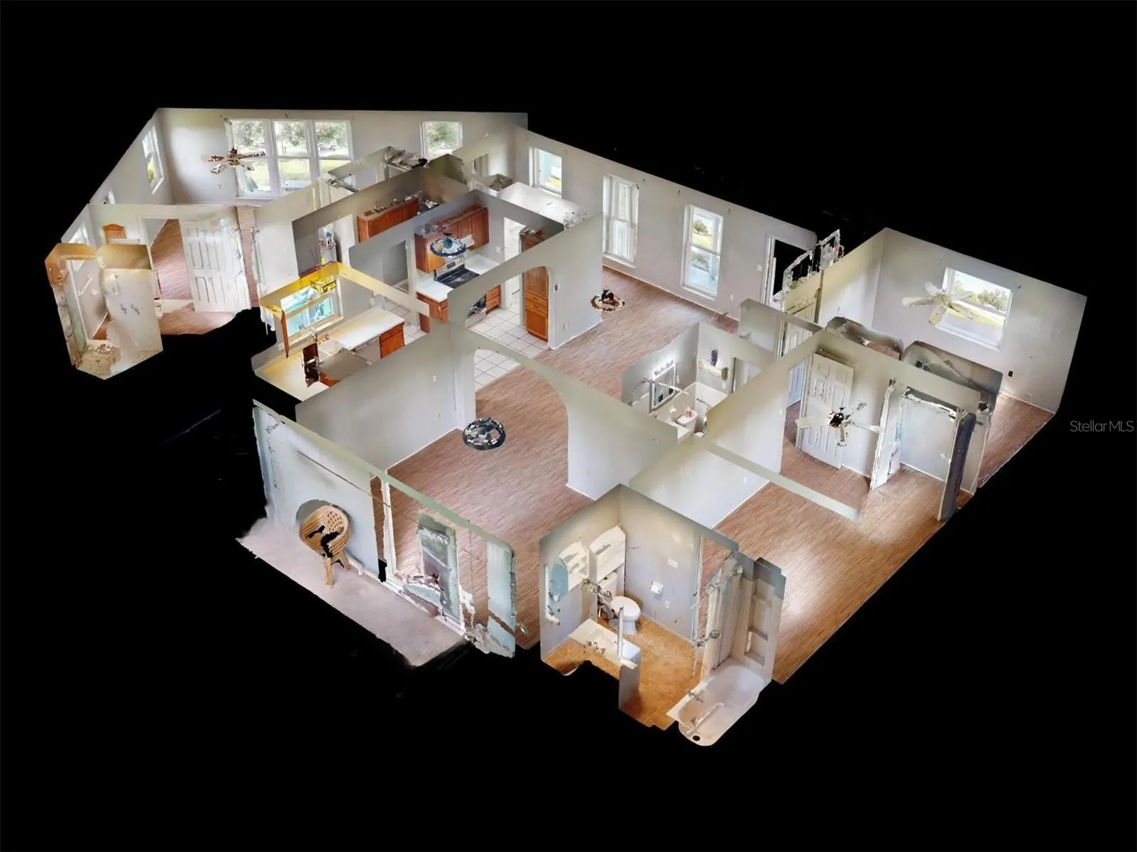 a peak into the house