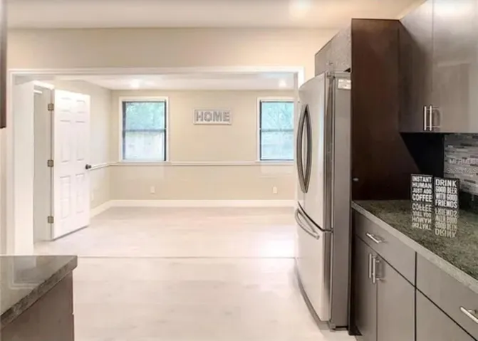 View from Kitchen to Dining Room