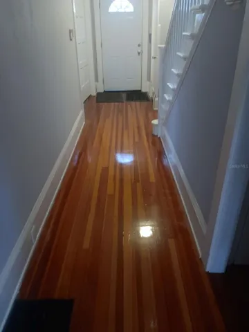 Downstairs hallway