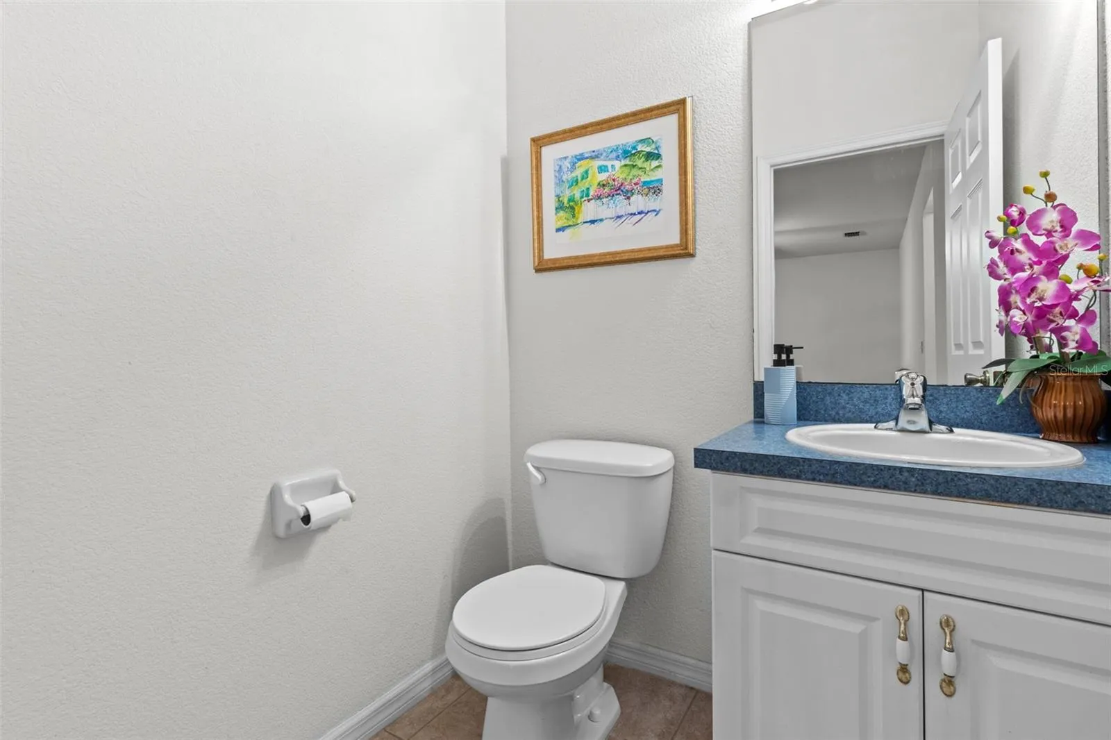 Half Bath off of Family Room