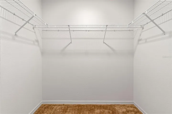 One of the Primary closets is a walk in