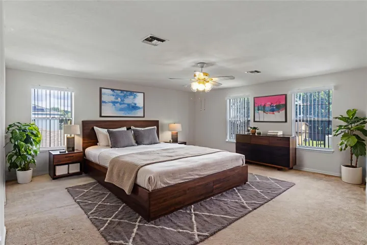 Primary Bedroom is 20x20 (virtually staged)