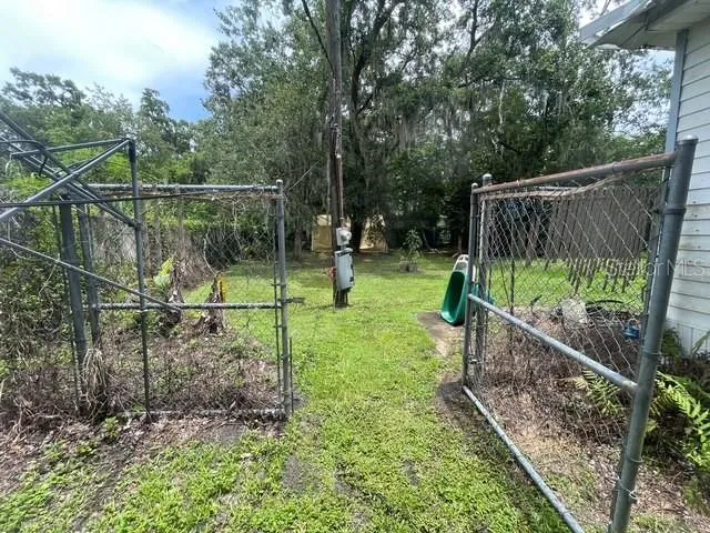 Gate to backyard