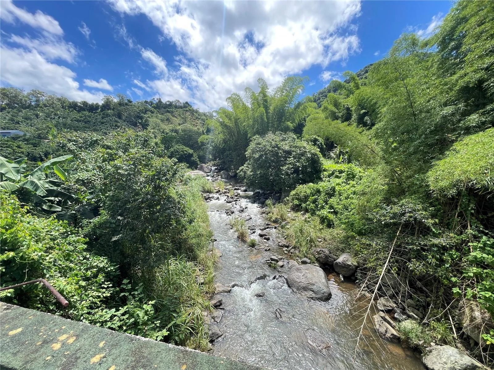 Rivers bordering the property
