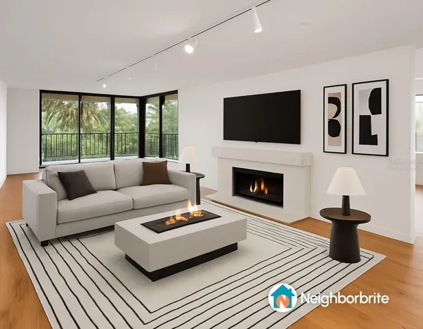 Living Room Virtually Staged