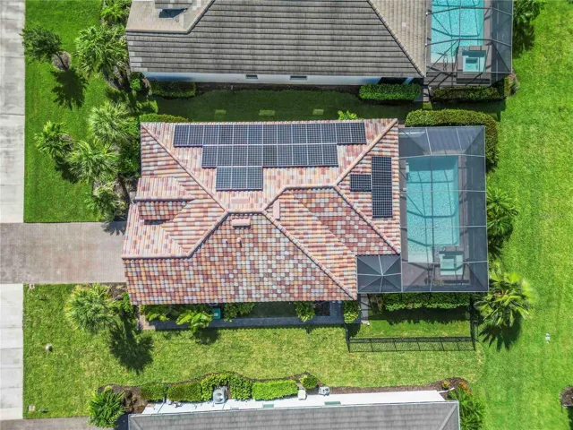 overhead view