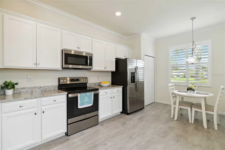 kitchen with new appliances