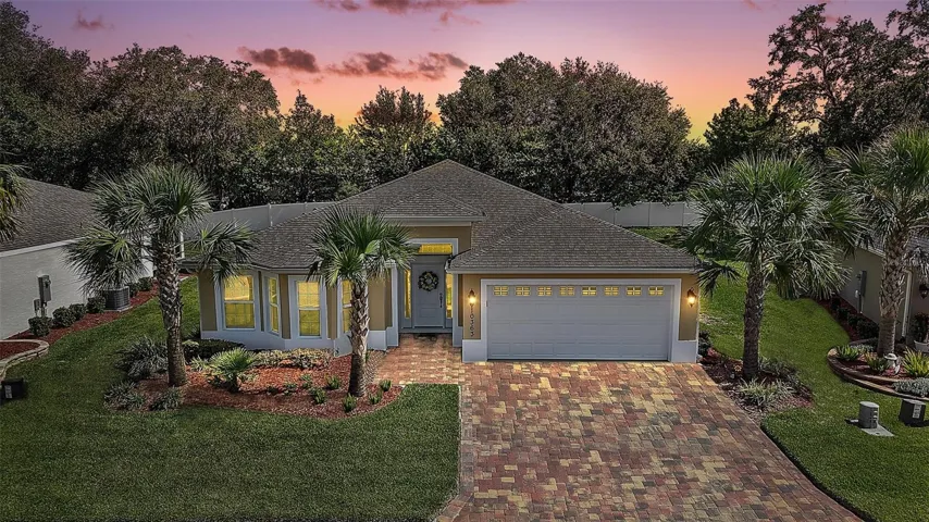 Twilight Front Elevation