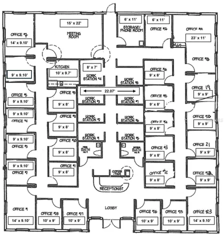 Floor Plan with Dimensions