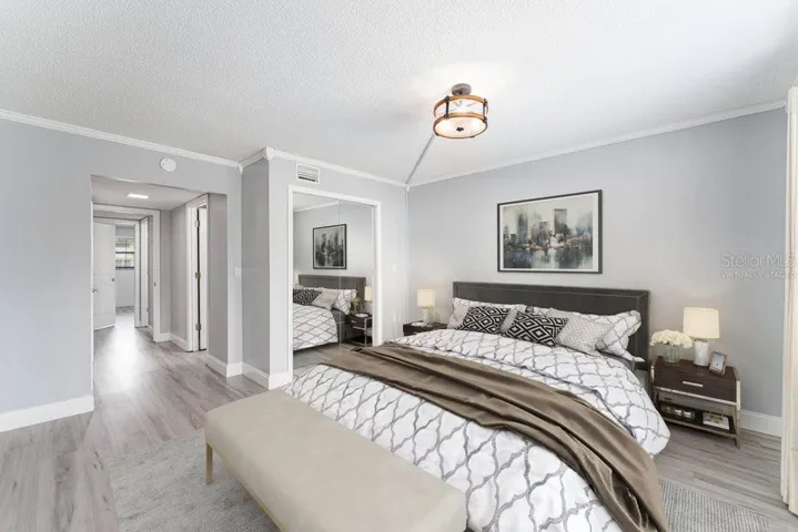 Virtually Staged Bedroom