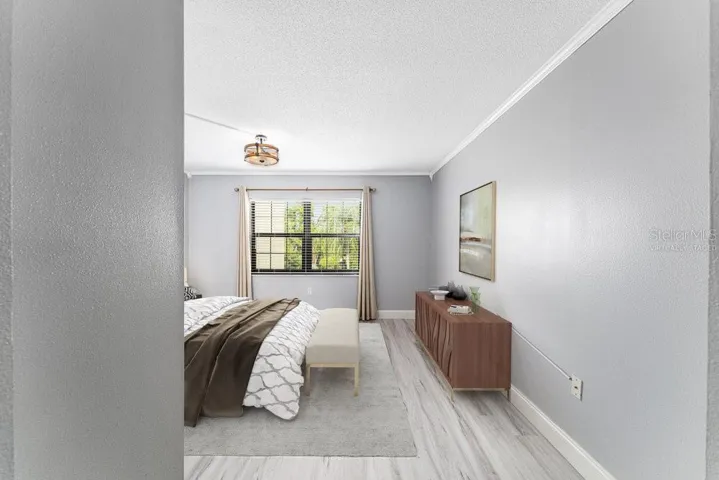 Virtually Staged Bedroom