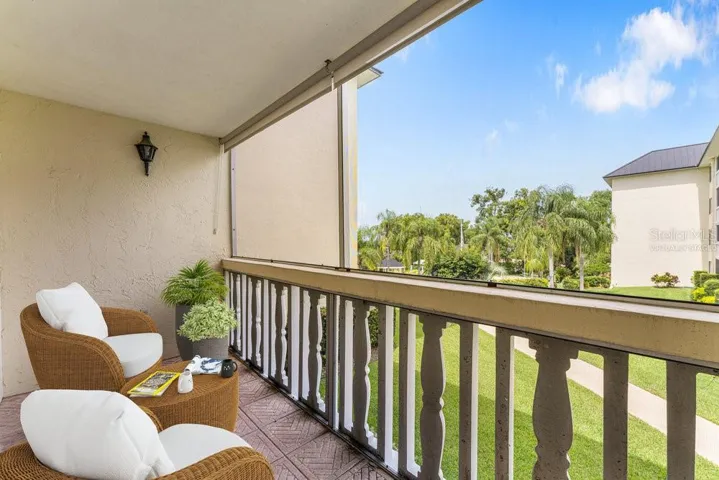 Virtually Staged Back Porch