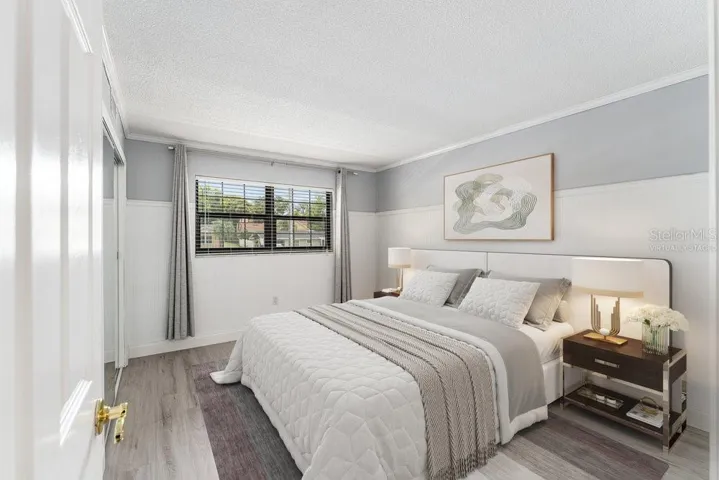 Virtually Staged Bedroom