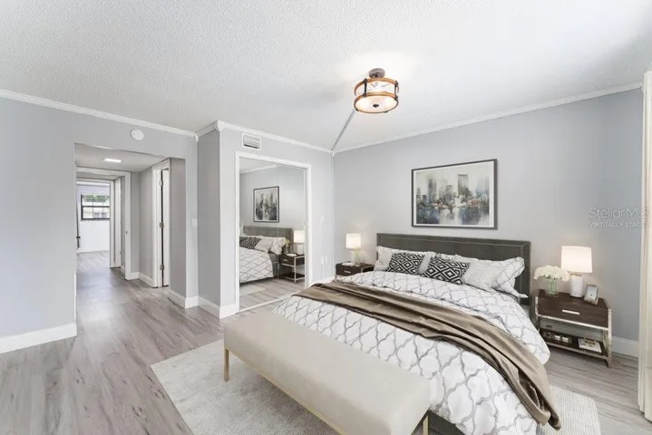 Virtually Staged Bedroom