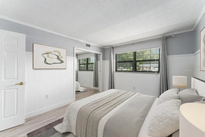 Virtually Staged Bedroom
