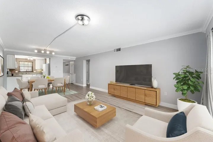Virtually Staged Living Area