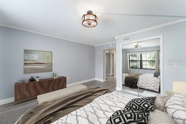 Virtually Staged Bedroom