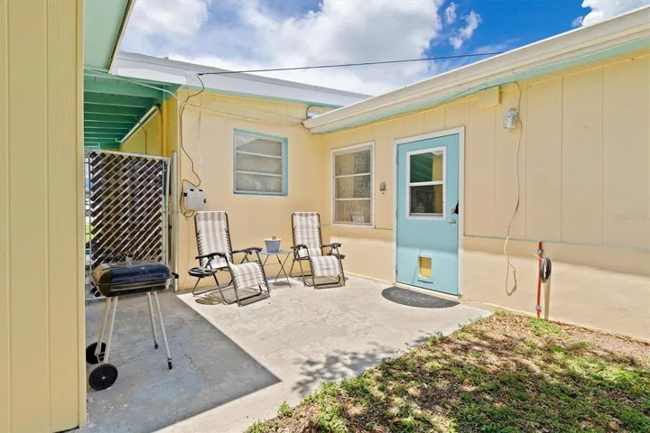 Backyard patio
