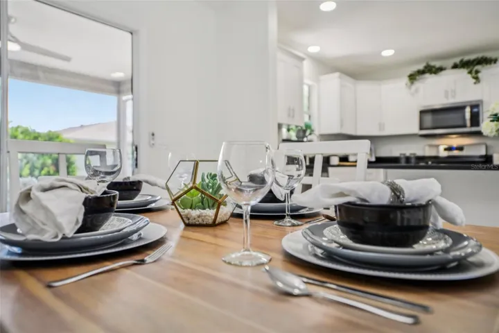 Dining Room Table to Kitchen