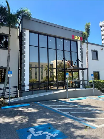 Front of the building