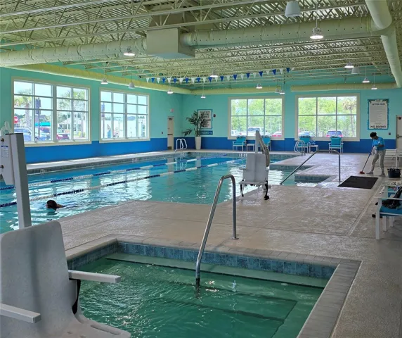 Indoor lap pool