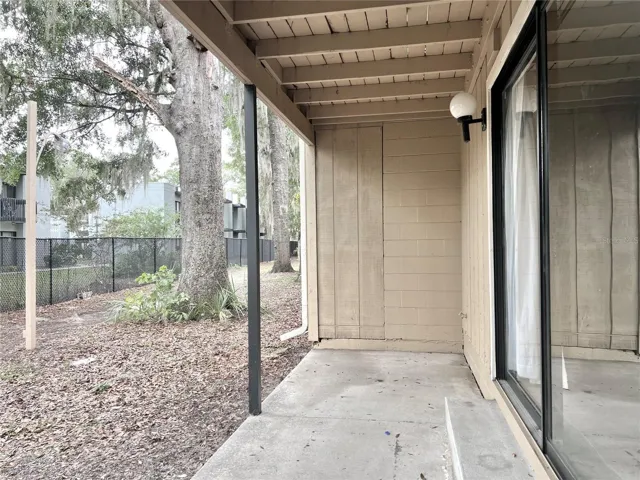 Ground floor balcony