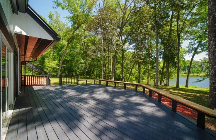 Rear Porch View of the Lake