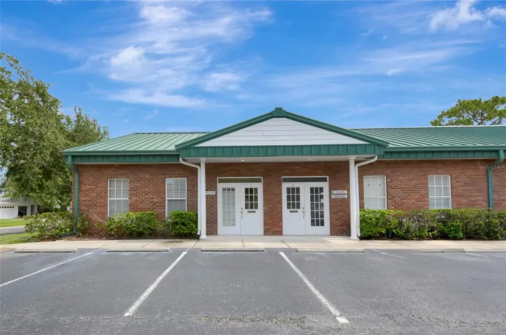 Building front entrance