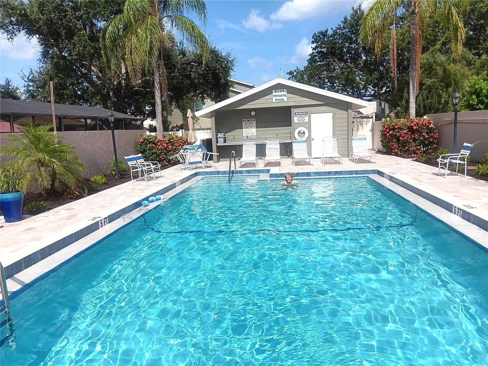Come on in!!  The water's fine !  AND it's only 4 doors down the street from your new home.