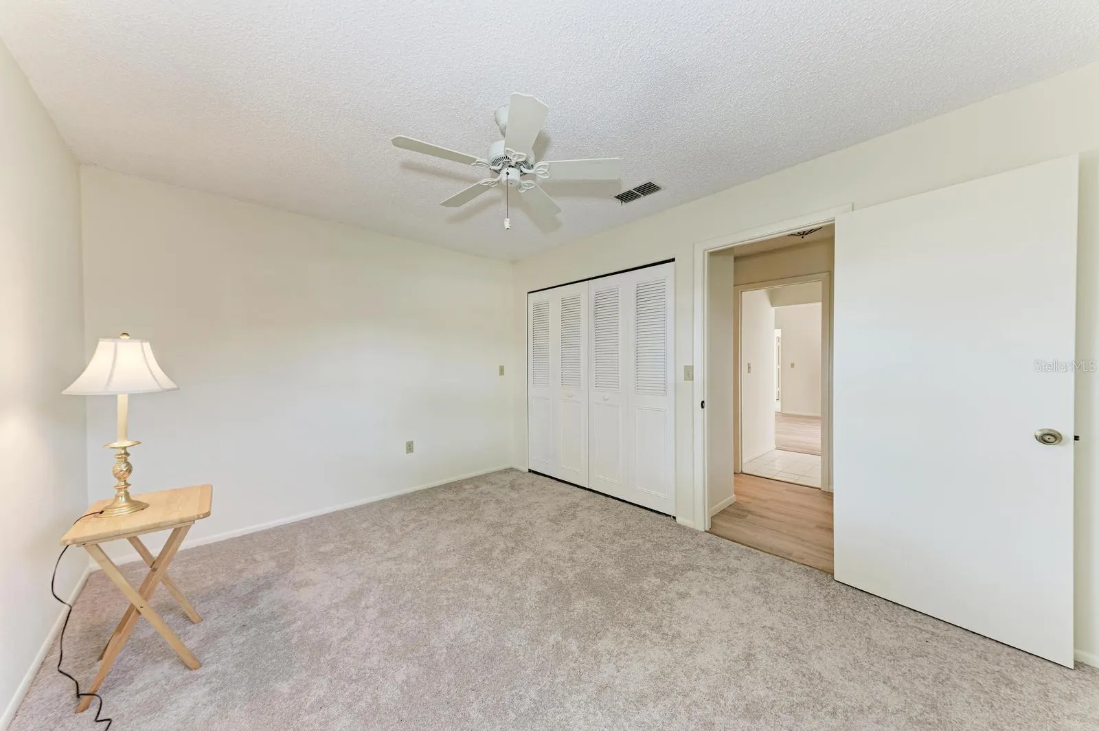 Guest bedroom with closet