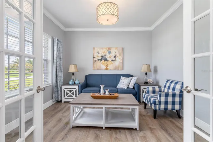Spacious and bright room.