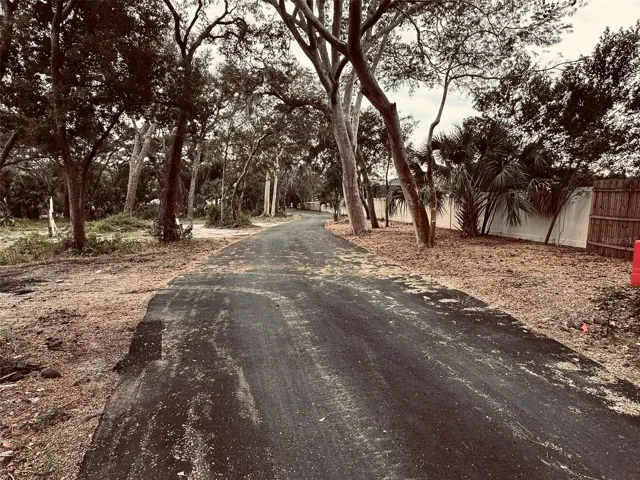 Neighbors Driveway runs N to S across three parcels.