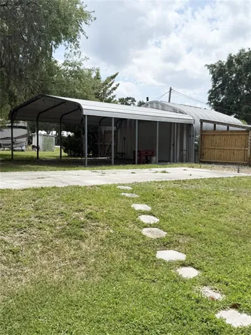 Storage Shed and Carport