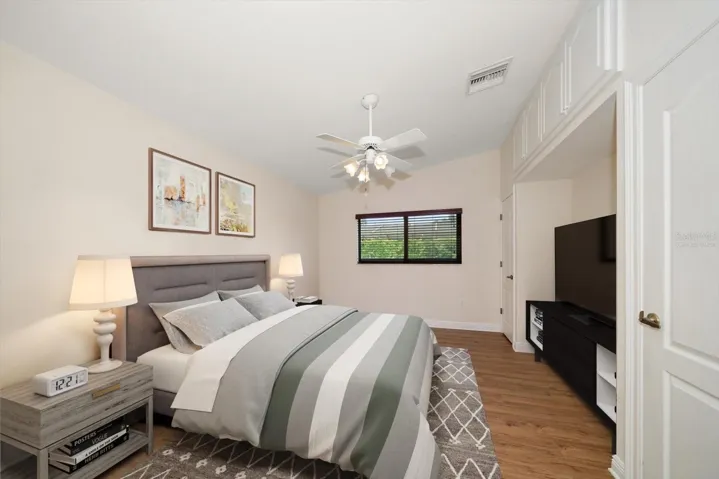 Virtually Staged In-Law Bedroom