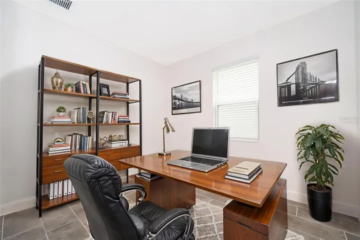 Den/Office - virtually staged