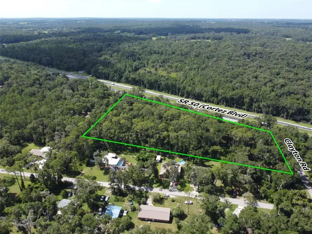 Cortez Boulevard / Clayton Road, Brooksville, FL 34601 - View Looking South