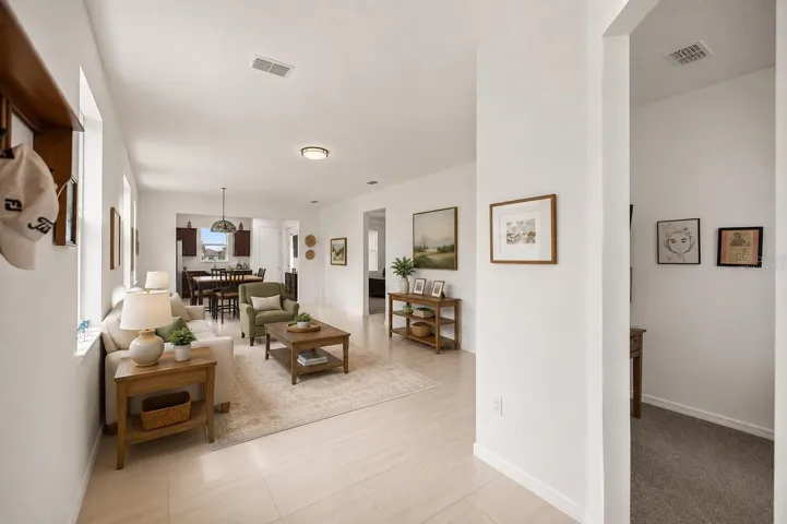 Virtually Staged. Front Entrance