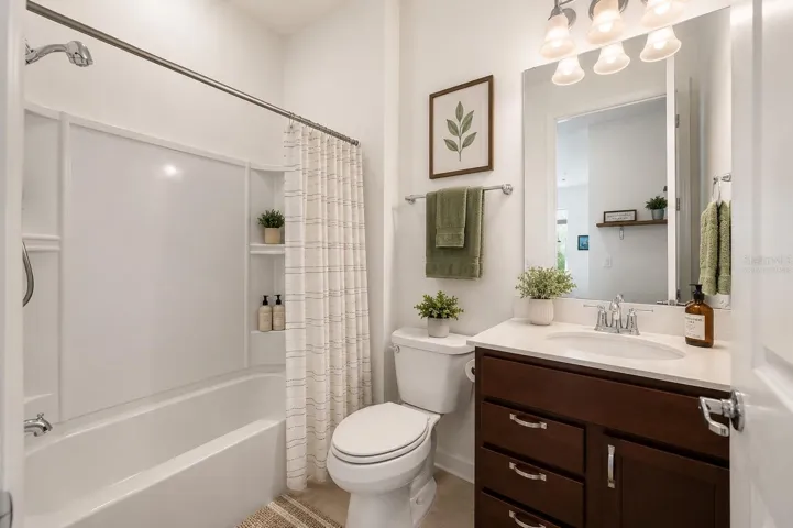 Virtually Staged- guest bathroom