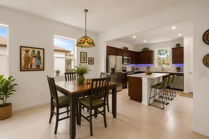 Virtually Staged. Dining/Kitchen