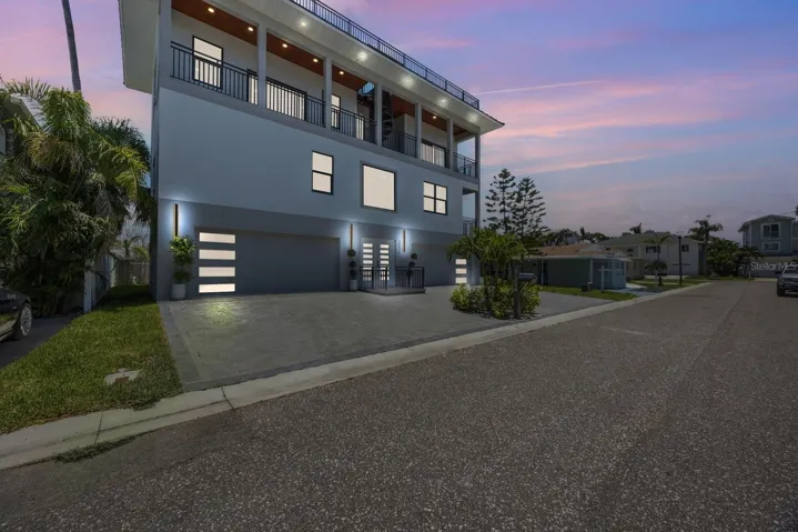 Dual Two-Car Garages