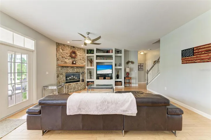 Wood Burning Fireplace to cozy up to