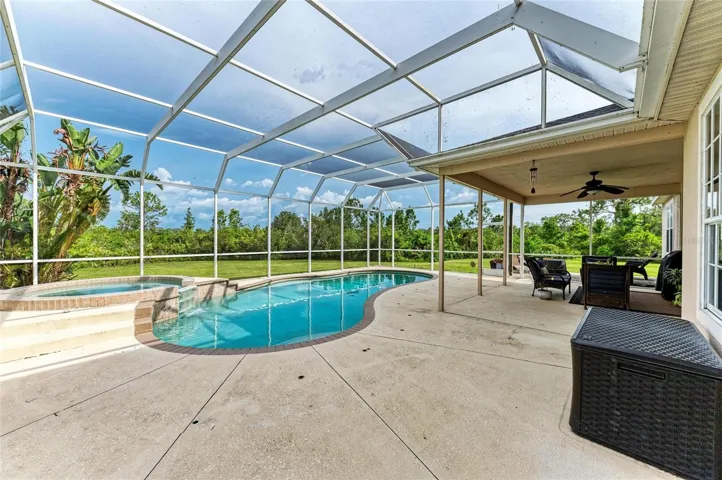 Covered Lanai and Pool Area